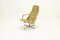 Chrome Plating and Rattan Swivel Chair by Dirk van Sliedregt for Gebroeders Jonkers Noordwolde, 1961, Image 1