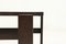 Mesa de centro asimétrica de madera de wengué macizo, años 60, Imagen 7