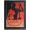 Poster Ciney Art Déco rosso e nero, Belgio, anni '20, Immagine 1