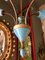 Antique Bohemian Brass and Crystal Ceiling Lamp 4
