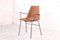 Italian Modern Rattan and Steel Armchair by Gian Franco Legler, 1960s, Image 1