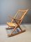 Scandinavian Modern Danish Fabric and Teak Rocking Chair by Frank Reenskaug, 1962 3