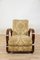 Mid-Century Italian Walnut and Fabric Lounge Chair, 1950s 7