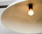 Lampe à Suspension Minimaliste Mid-Century en Aluminium Blanc, Italie, 1960s 2