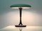 Lámpara de mesa hongo alemana minimalista de latón de Hillebrand, años 60, Imagen 2