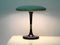 Lámpara de mesa hongo alemana minimalista de latón de Hillebrand, años 60, Imagen 5