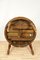 Antique Italian Round Walnut Dining Table 4