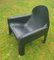 Black Plastic Chair by Gae Aulenti for Kartell, 1970s, Image 1