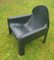 Chaise en Plastique Noir par Gae Aulenti pour Kartell, 1970s 1