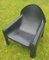 Black Plastic Chair by Gae Aulenti for Kartell, 1970s 2