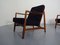 Model 117 Teak & Oak Chairs by Tove & Edvard Kindt-Larsen for France & Daverkosen, 1960s, Set of 2 1