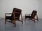 Model 117 Teak & Oak Chairs by Tove & Edvard Kindt-Larsen for France & Daverkosen, 1960s, Set of 2, Image 5