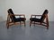 Model 117 Teak & Oak Chairs by Tove & Edvard Kindt-Larsen for France & Daverkosen, 1960s, Set of 2 9