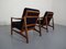 Model 117 Teak & Oak Chairs by Tove & Edvard Kindt-Larsen for France & Daverkosen, 1960s, Set of 2 7