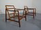 Model 117 Teak & Oak Chairs by Tove & Edvard Kindt-Larsen for France & Daverkosen, 1960s, Set of 2 24