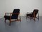 Model 117 Teak & Oak Chairs by Tove & Edvard Kindt-Larsen for France & Daverkosen, 1960s, Set of 2 2