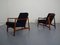 Model 117 Teak & Oak Chairs by Tove & Edvard Kindt-Larsen for France & Daverkosen, 1960s, Set of 2, Image 2