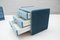 Blue Velvet Nightstands, 1960s, Set of 2, Image 14