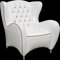 Glossy White Schinke Armchair by Giorgio Tesi for VGnewtrend, Image 1
