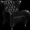 Glossy Black Schinke Armchair by Giorgio Tesi for VGnewtrend 1