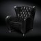 Glossy Black Schinke Armchair by Giorgio Tesi for VGnewtrend, Image 2