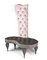 Gray and Pink Honey Moon Velvet Carlos Armchair from VGnewtrend 1