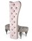 Fauteuil Carlos en Velours Gris et Rose de VGnewtrend 2