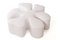 Glossy White Eco-Leather Margaret Pouf from VGnewtrend, Image 1