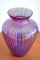 Vintage Blue and Red Murano Vase, 1970s 3