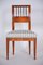 Antique Czech Cherry Wood Biedermeier Chair 1