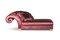 Burgundy Versailles Chaise Longue from VGnewtrend 1