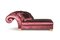 Burgundy Versailles Chaise Longue from VGnewtrend, Image 1