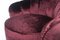 Bordeaux Artik Fabric Kidman Armchair from VGnewtrend, Image 3