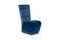 Silla Genova Eticaliving de terciopelo azul de Slow + Fashion + Design para VGnewtrend, Imagen 1