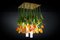 Flower Power Deckenlampe aus Muranoglas & künstlichen Tulpen von Vgnewtrend 3