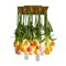 Lampada da soffitto Flower Power in vetro di Murano e tulipani artificiali di Vgnewtrend, Immagine 2