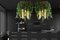 Flower Power Kronleuchter aus Muranoglas und künstlichem Efeu von VGnewtrend 2