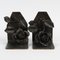 Vintage Handmade Wrought Iron Bookends, 1940s, Set of 2 5