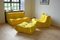 Vintage Yellow Microfiber Togo Living Room Set by Michel Ducaroy for Ligne Roset, 1970s 1