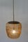 Lampe à Suspension Mid-Century en Verre Texturé par Rupert Nikoll, 1950s 8