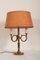 Lampada da tavolo vintage in ottone, Regno Unito, anni '50, Immagine 1