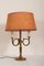 Lampe de Bureau Vintage en Laiton, Angleterre, 1950s 1