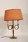 Lampada da tavolo vintage in ottone, Regno Unito, anni '50, Immagine 3