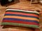 Colorful Striped Wool Outdoor Kilim Pillow Cover by Zencef 4