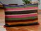 Colorful Wool Outdoor Kilim Pillow Cover by Zencef 7