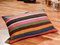 Colorful Wool Outdoor Kilim Pillow Cover by Zencef 4