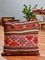 Colorful Hand Embroidered Wool Outdoor Kilim Pillow Cover by Zencef 2