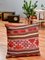 Funda de cojín de kilim bordado a mano de colores de Zencef, Imagen 3