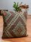Colorful Wool Outdoor Kilim Pillow Cover by Zencef 1