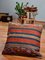 Funda de cojín de kilim a rayas de colores de Zencef, Imagen 3